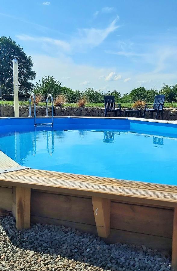 Beautiful 2 Bed Cottage With Swimming Pool Pagéas Buitenkant foto
